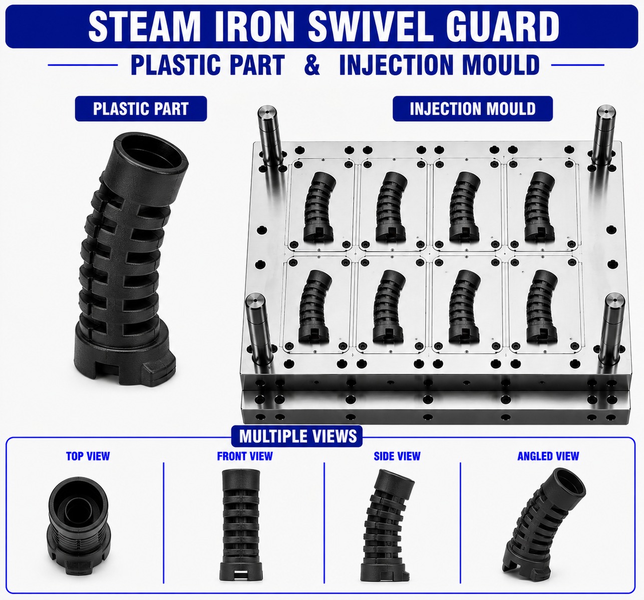 Steam Iron Plastic Swivel Guard Mould and Moulding Service